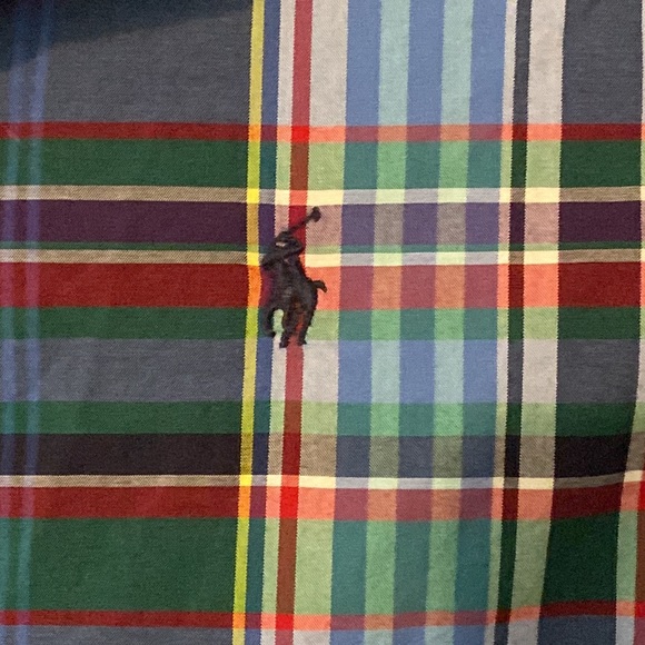 Ralph Lauren button up plaid shirt - Picture 3 of 4